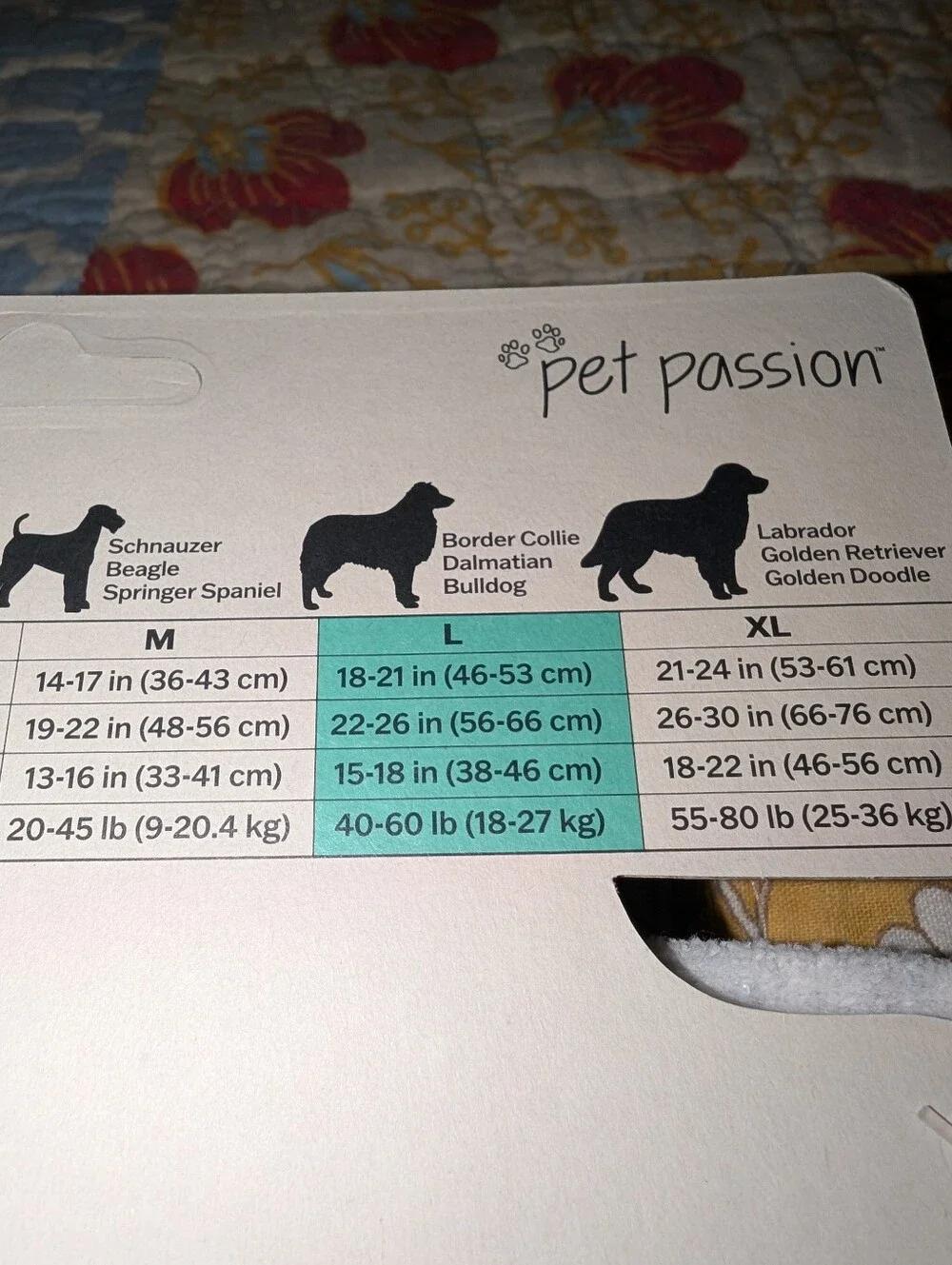 Pet Passion Organic Cotton Large Pet Hoodie -NIB
